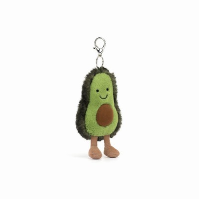 Jellycat Amuseables Avocado Bag Charm Australia | 460937EFV